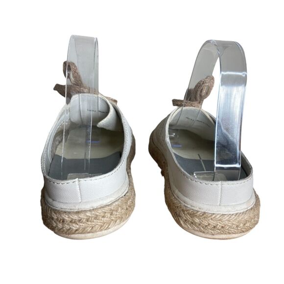 Dolce Vita Sneakers Size 8.5 Lian Lace-Up Slip-On Espadrille Platform Leather - Picture 7 of 12